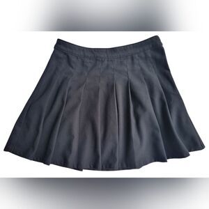 Hollister Ultra High-Rise Pleated Mini Skirt Black Size Medium